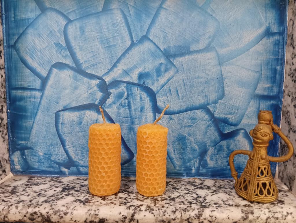 Beeswax Candles - Set of 3