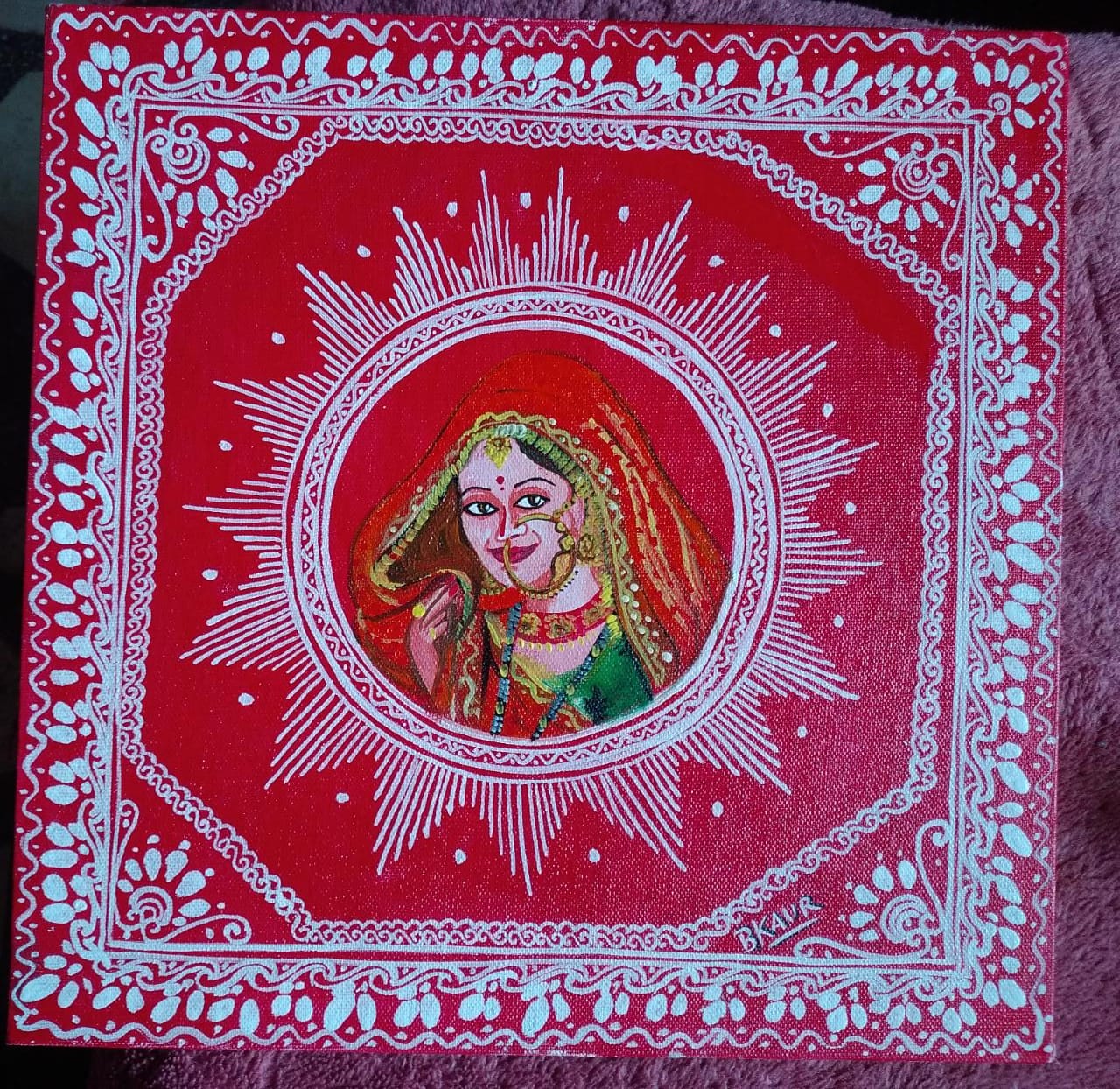 Aipan Art With Pahadi Culture